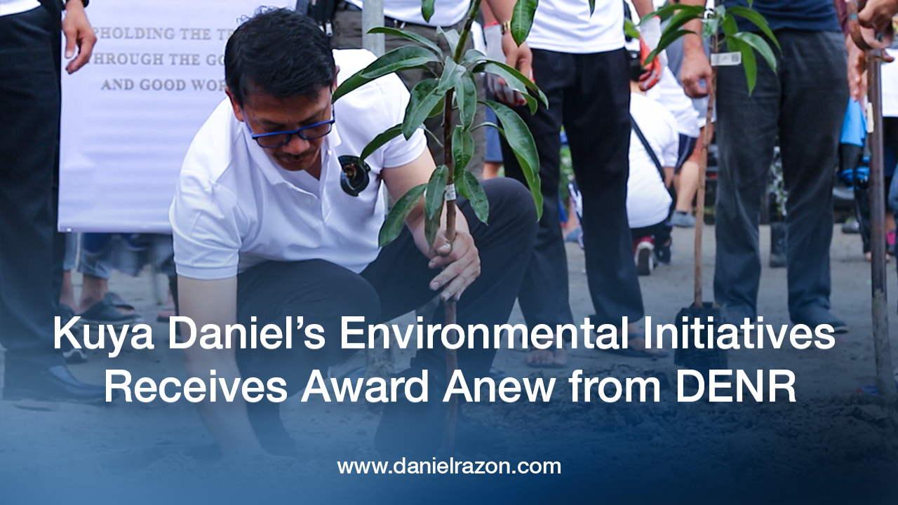 Kuya Daniel’s Environmental Initiatives Receives Award Anew from DENR